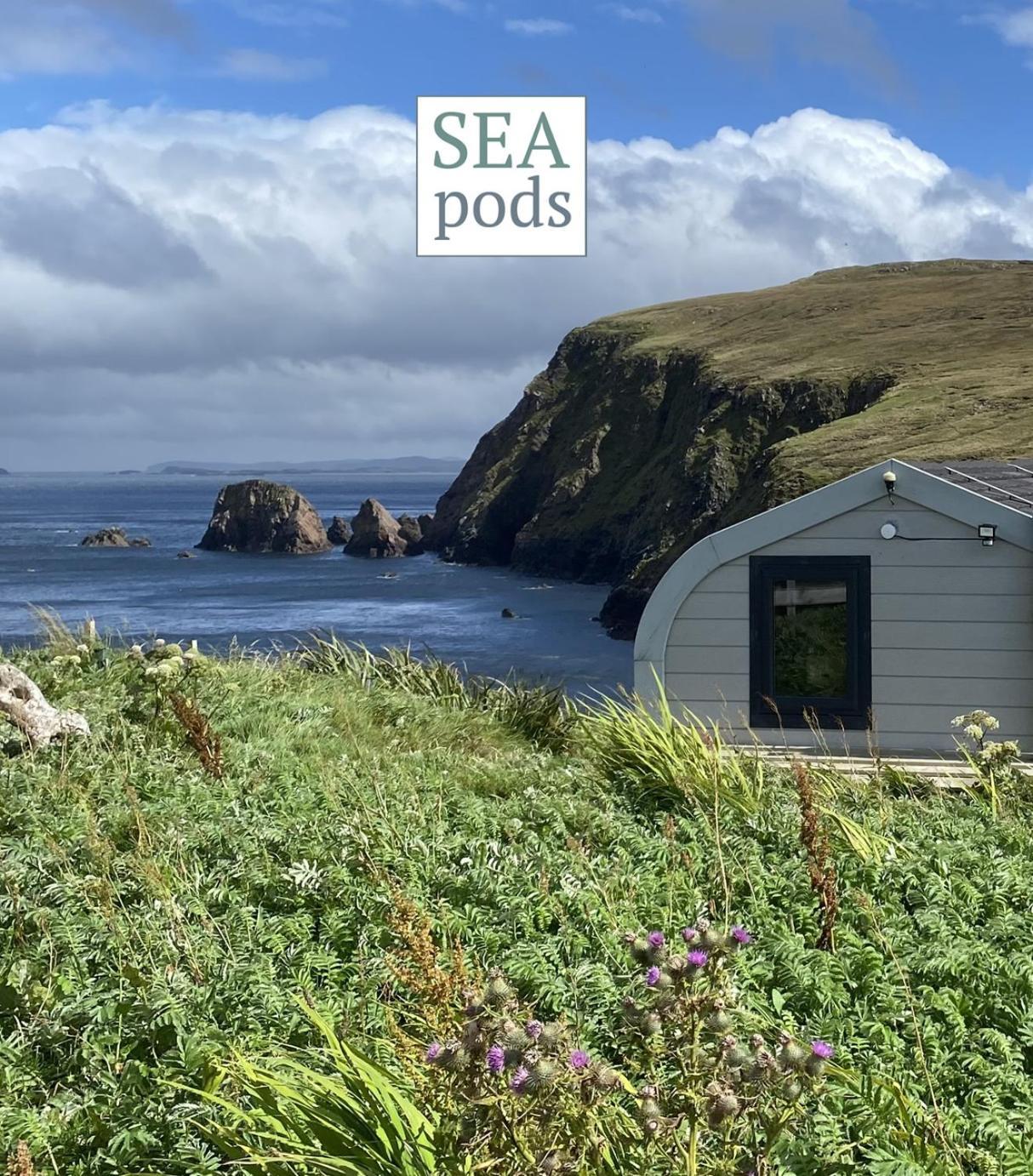 Seapods - Isle Of Lewis - Luxury En-Suite Pods On The Edge Of The Atlantic Ocean Aird Uig Exteriér fotografie